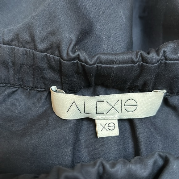 ALEXIS Navy Off Shoulder Ruffle Sleeve Top - Picture 2 of 3